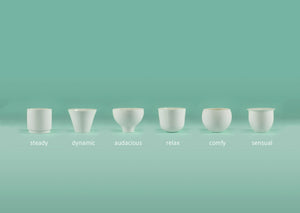 mood cups collection + 6 coffee spoons
